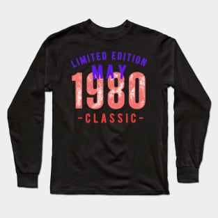 MAY 1980 LIMITED EDITION Long Sleeve T-Shirt